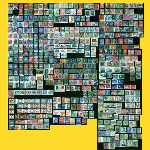 Lot 500 timbres - timbres, monde