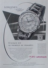 PUBLICITE LONGINES MONTRE