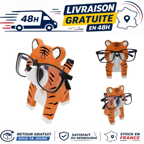 Support lunettes bois 3d - lunettes, en