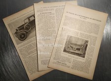 SALON AUTOMOBILE BRUXELLES article 5 pages 1926 document photo