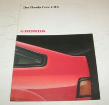 Brochure Honda Civic CRX -