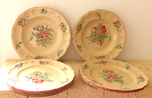 Assiettes plates 5 cm - ✨7, 24,5