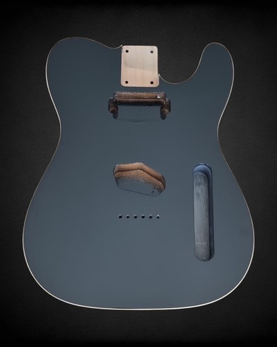 Corps telecaster noir poly - sh,