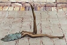 Statue De Fille Nue En Bronze Sexy, Sculpture Moderne Western, Offre