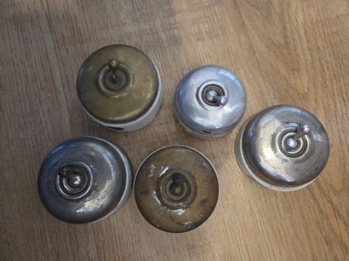 Lot interrupteurs ancien - x5,