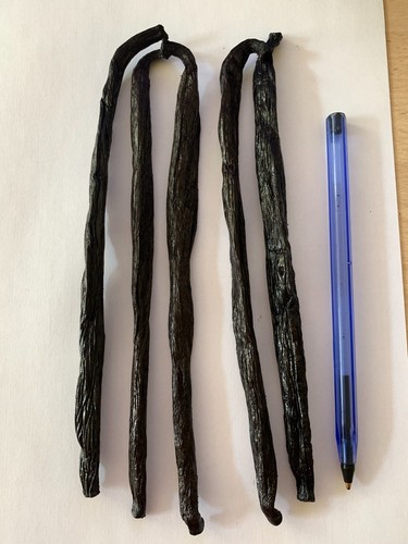 Lot de 5 gousses de Vanille de