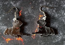 NEUVES ADORABLES BOUCLES PDTES CHIOTS LABRADORS NOIRS 