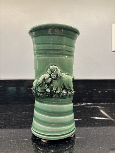 Ooak green cavalier king - green,