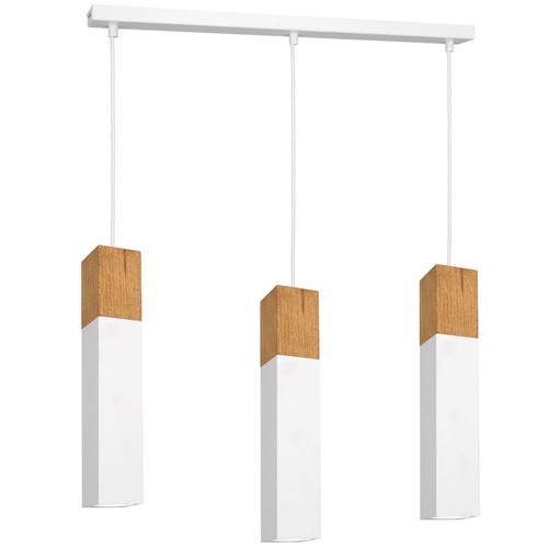 Lampe suspendue blanc métal - lampe,