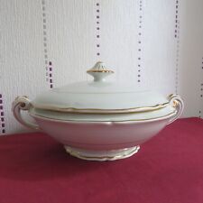 Lafarge Signed Porcelain Soup White & Gold