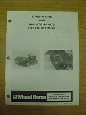 WHEEL HORSE LAWN MOWER GRASS