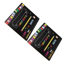  2 Pcs Panneau À Craie