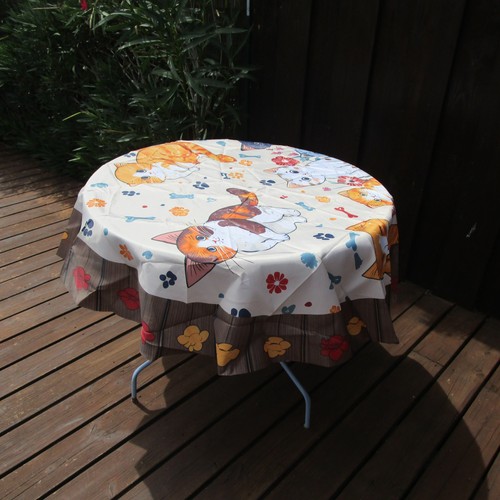 Nappe ronde 150 imprimé - nappe,