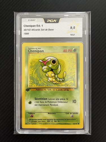 Carte pokémon chenipan 102 - carte,
