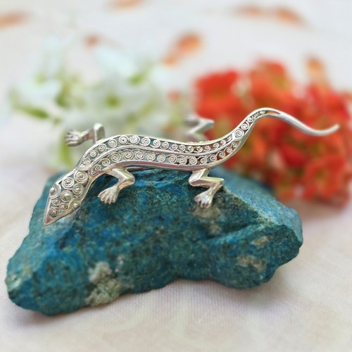 Broche salamandre lézard en - broche, /