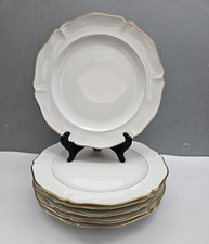 Six assiettes plates en porcelaine de Limoges  Ancienne Fabrique Royale