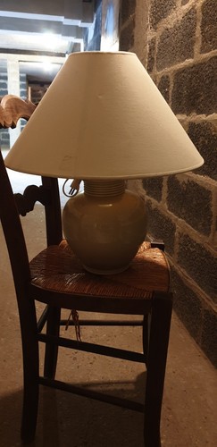 Lampe verte porcelaine - lampe,