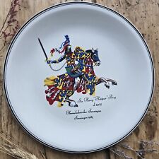 ⚜️ Rare Villeroy & Boch Chevalier Sir Harry Hotspur Percy Plate d.1403 ⭙24 cm