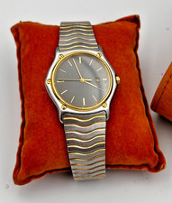 A Gents Ebel Steel & Gold Wristwatch with Ebel Pouch.