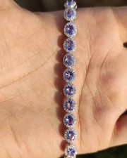 Tanzanite Tennis Bracelet 925