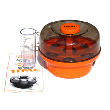 Vintage TEFAL Orange Automatic Egg Cooker