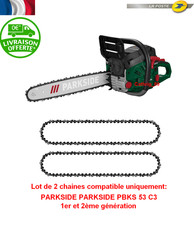 Lot de 2 chaine Tronçonneuse