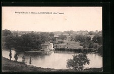 CPA Dompierre, Etang et Moulin