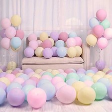 100X Ballons Pastel En Latex