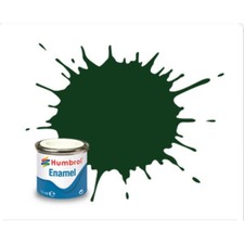 Humbrol 3 Brunswick Green Gloss - 14ml Paint Enamel