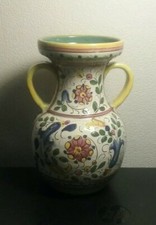 Vase avec anses en faience marqué ARS ARTIGIANA DERUTA 5532/20