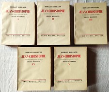 Romain ROLLAND [Frans MASEREEL] - Jean-Christophe (1925-1927 - Ex. N° - 5 vol.)
