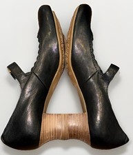 Brako Anatomic Collection, Size 42, Black Leather,Quality, Block Heel, Mary Jane