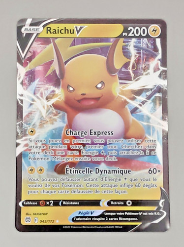 Carte pokémon raichu - pokémon,