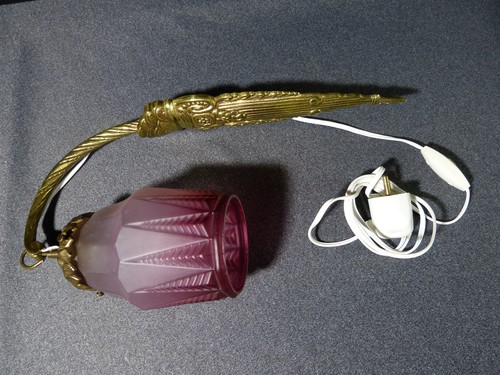 Lampe applique bronze - lampe,