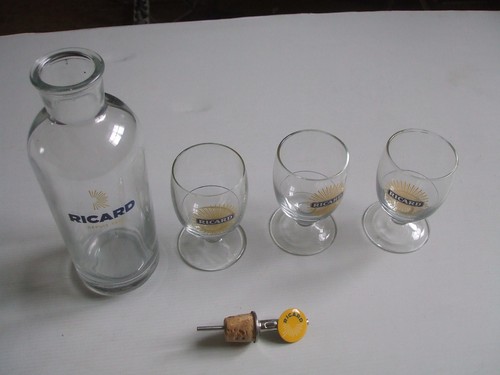 Lot ricard carafe verres - lot, 3