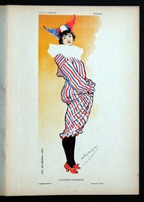 1890's Antique RASSENFOSSE Art Nouveau LITHOGRAPH POSTER Les Affiches Etrangeres