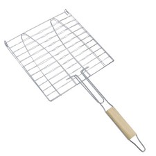 Poignée en bois grillage