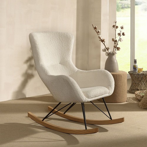 Fauteuil bascule bouclette - fauteuil,