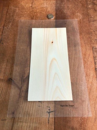 Wood veneer sample n23 sapin - wood,