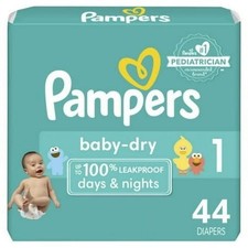 Pampers Baby Dry Diapers Size