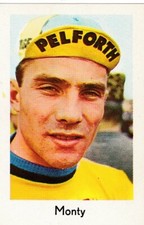 CYCLING cycling card WILY MONTY team PELFORTH 1967 size 9 by 6 cm
