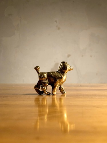 1970 caniche sculpture bronze - caniche,