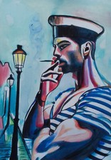 marin sexy, smoker sailor by