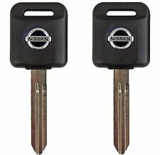 2 Ignition Key Blanks for Nissan Titan and Frontier. Transponder chip key ID 46