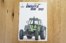Deutz Fahr Tractor Brochure Type DX90 2 pages 1978