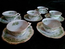 Limoges B&C 6 Cups Antique