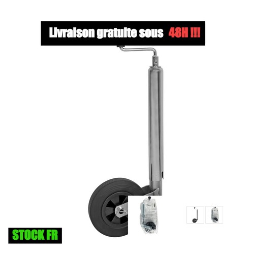 Roue jockey remorque 48mm - roue,