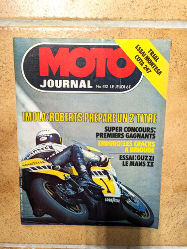 Moto journal 412 guzzi - journal, n°
