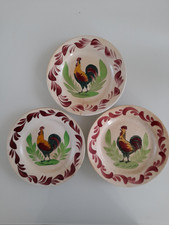 🐔 LOT 3 ANCIENNES ASSIETTES