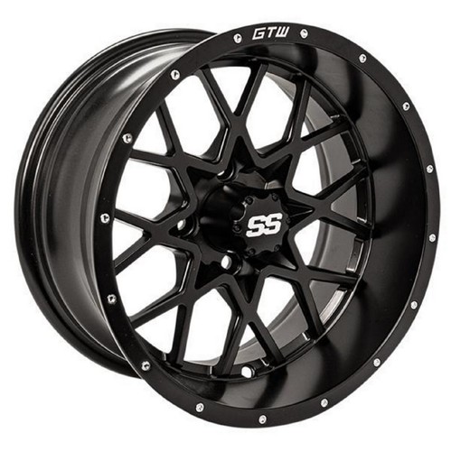 Roues vortex noires mat - roues,